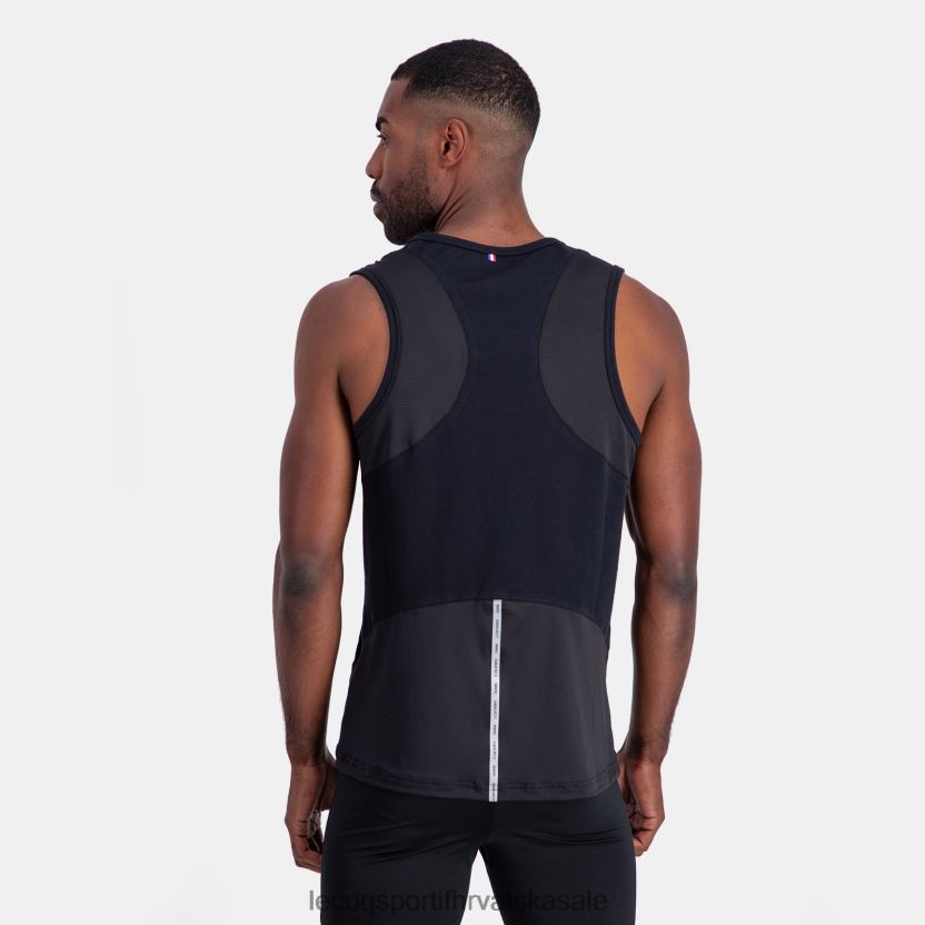 Le Coq Sportif gornji dio prsluka crn muškarci 840R4L177 odjeća