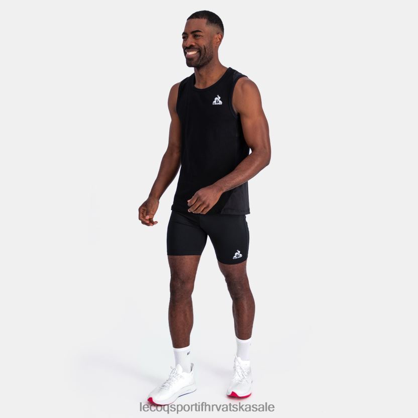 Le Coq Sportif gornji dio prsluka crn muškarci 840R4L177 odjeća