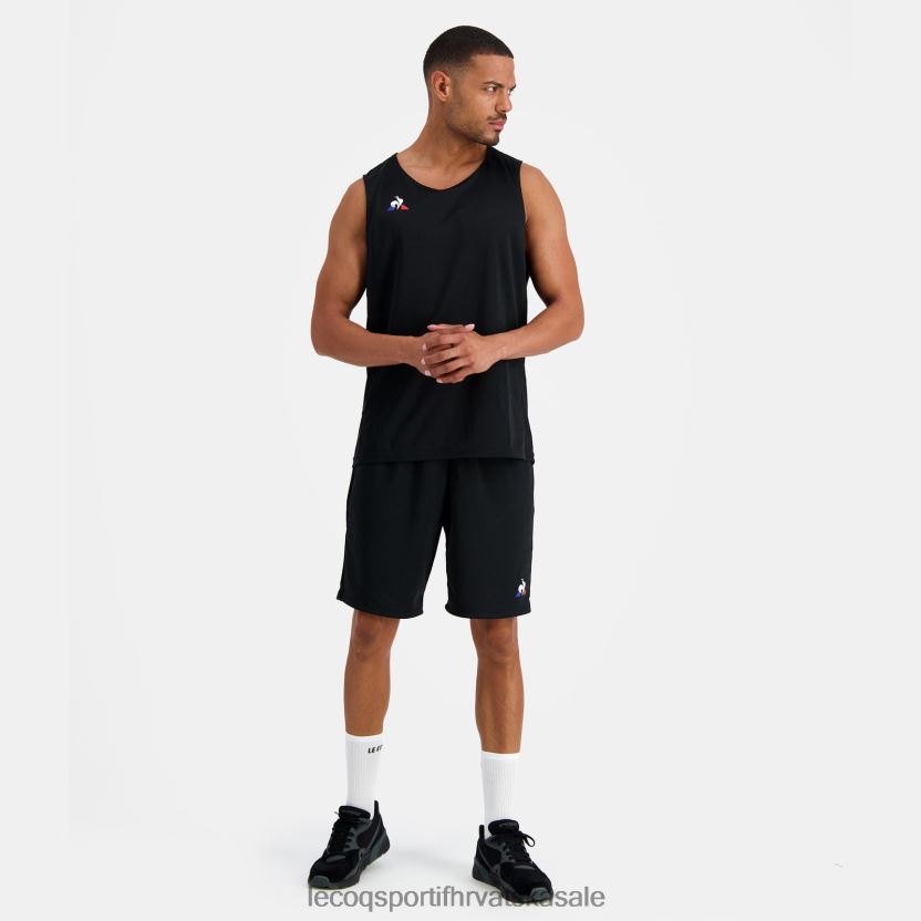 Le Coq Sportif gornji dio prsluka crn muškarci 840R4L198 odjeća