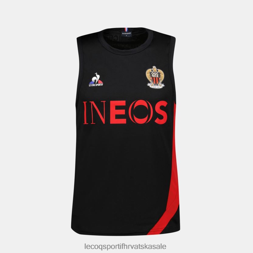 Le Coq Sportif gornji dio prsluka crn muškarci 840R4L207 odjeća