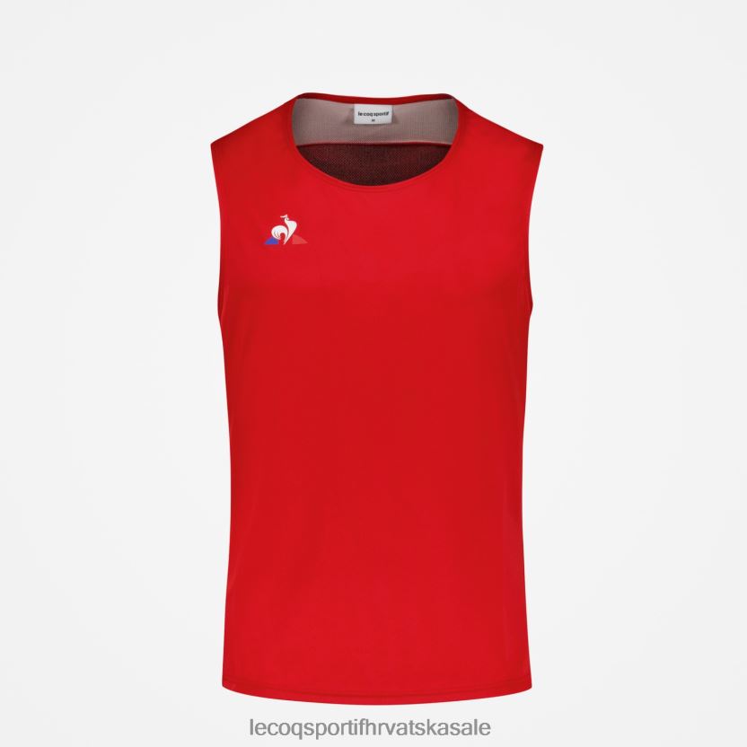 Le Coq Sportif gornji dio prsluka crveni muškarci 840R4L196 odjeća