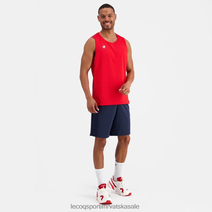 Le Coq Sportif gornji dio prsluka crveni muškarci 840R4L196 odjeća