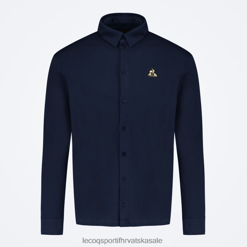 Le Coq Sportif košulja plava muškarci 840R4L460 odjeća