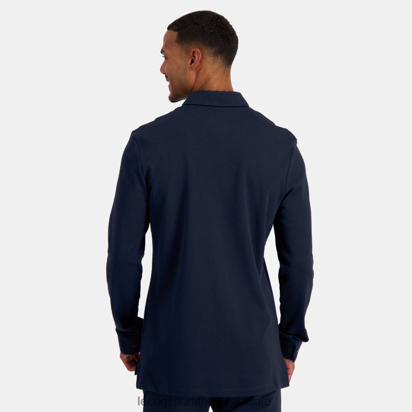 Le Coq Sportif košulja plava muškarci 840R4L460 odjeća