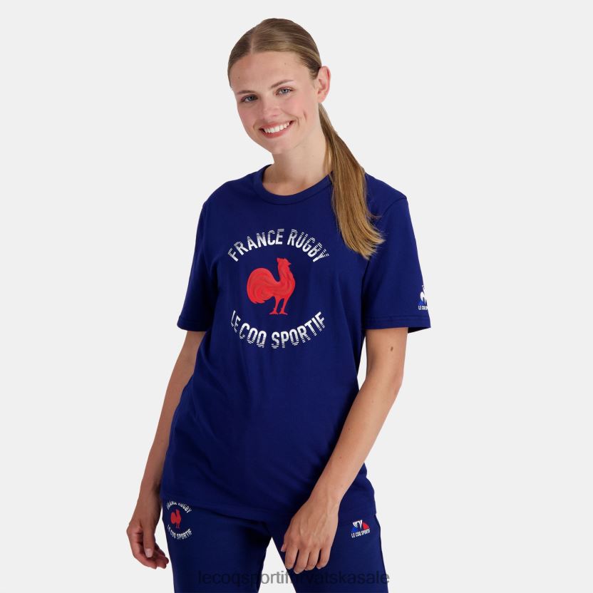 Le Coq Sportif majica - Francuska ragbi plava muškarci 840R4L172 odjeća