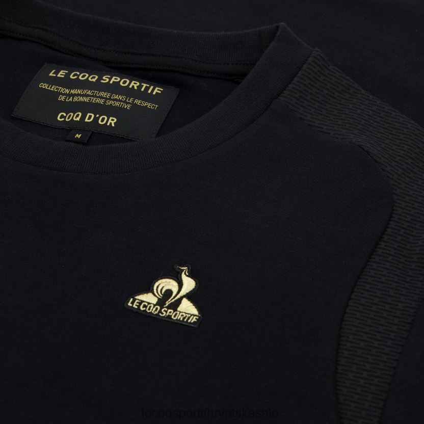 Le Coq Sportif majica crna muškarci 840R4L185 odjeća