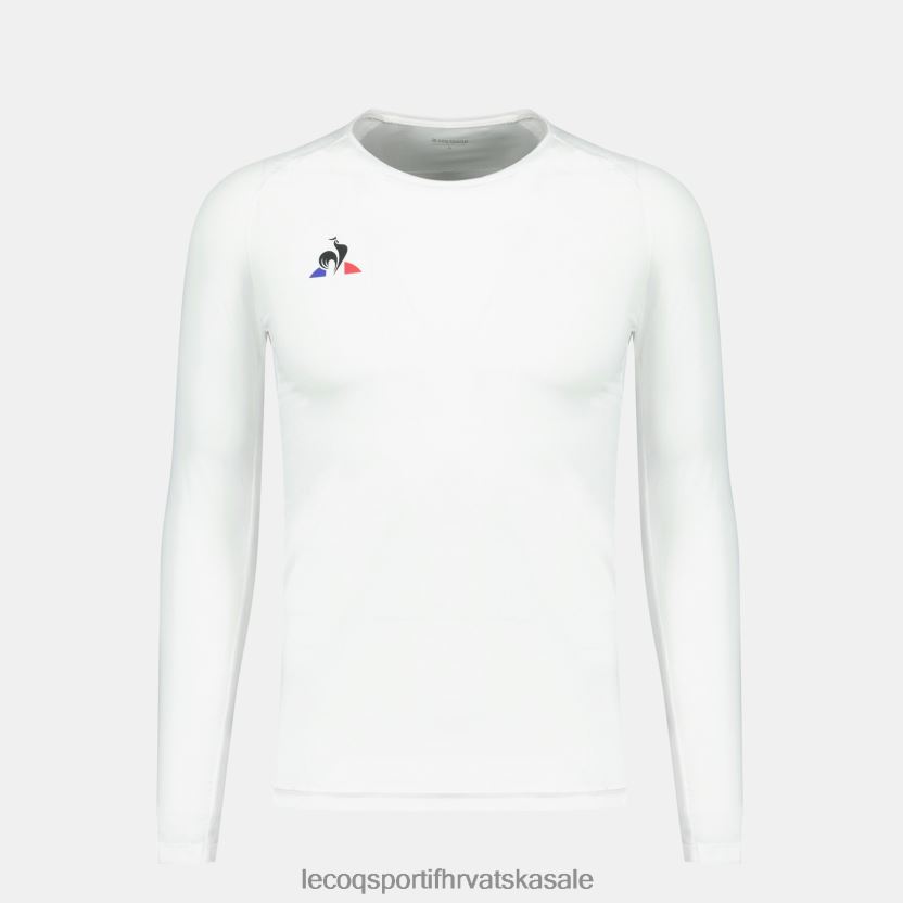 Le Coq Sportif majica dugih rukava bijela muškarci 840R4L197 odjeća