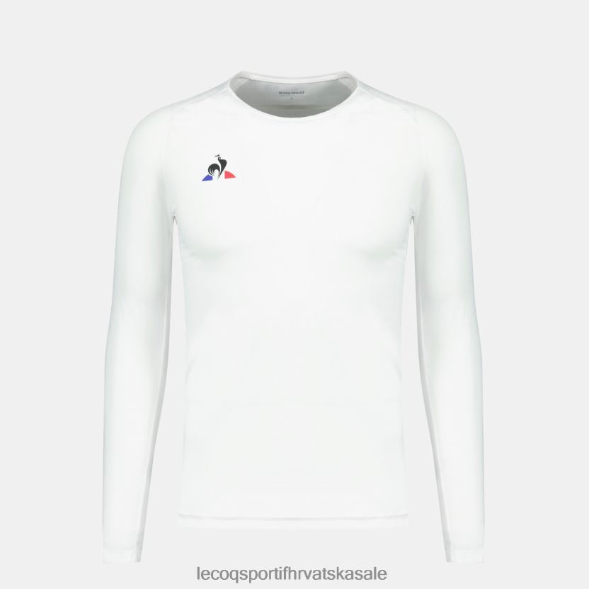 Le Coq Sportif majica dugih rukava bijela muškarci 840R4L200 odjeća