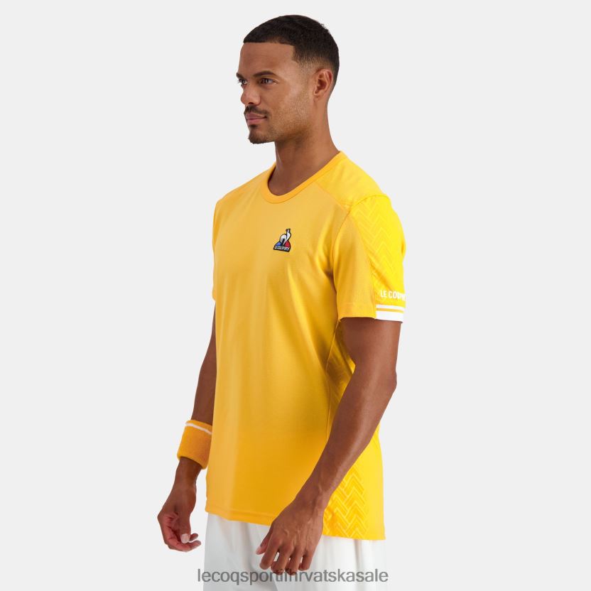 Le Coq Sportif majica narančasta muškarci 840R4L478 odjeća