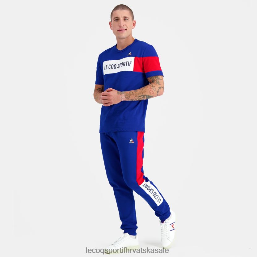 Le Coq Sportif majica plava muškarci 840R4L457 odjeća