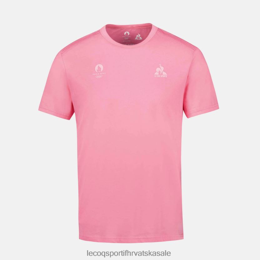 Le Coq Sportif majica roza muškarci 840R4L204 odjeća