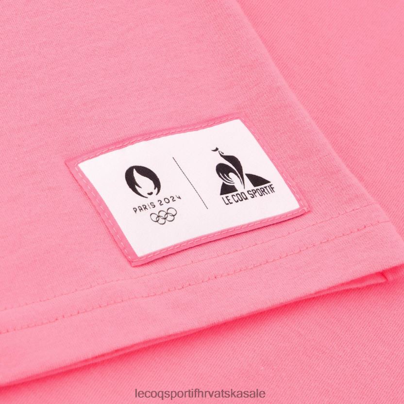 Le Coq Sportif majica roza muškarci 840R4L204 odjeća