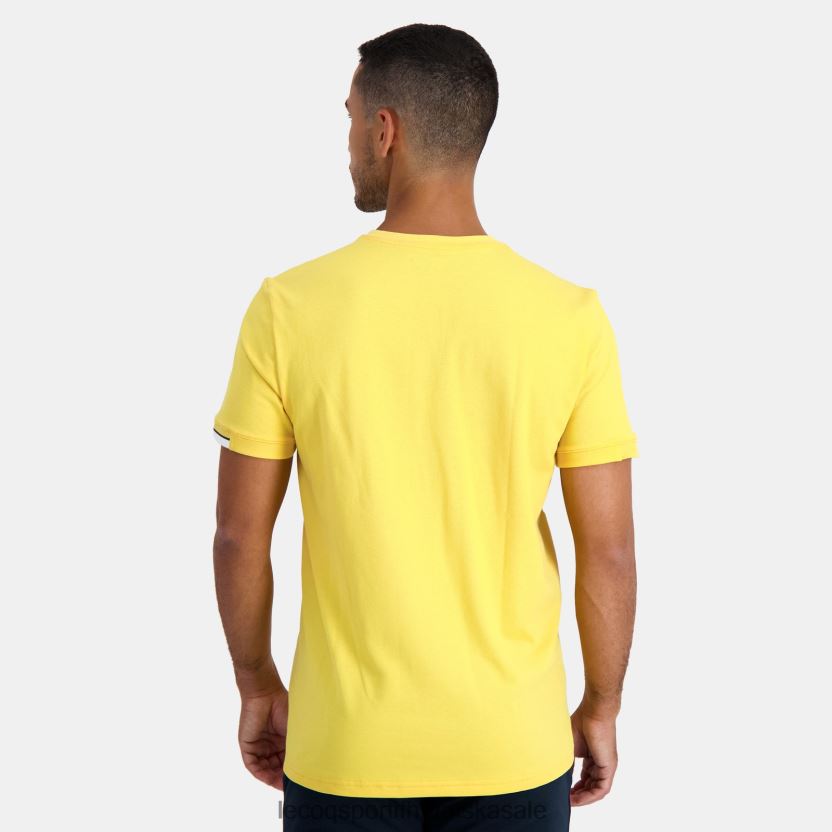 Le Coq Sportif majica žuta muškarci 840R4L211 odjeća