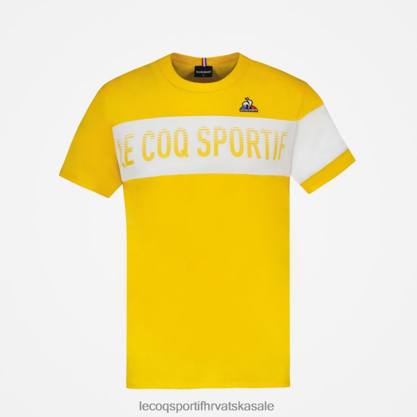 Le Coq Sportif majica žuta muškarci 840R4L449 odjeća