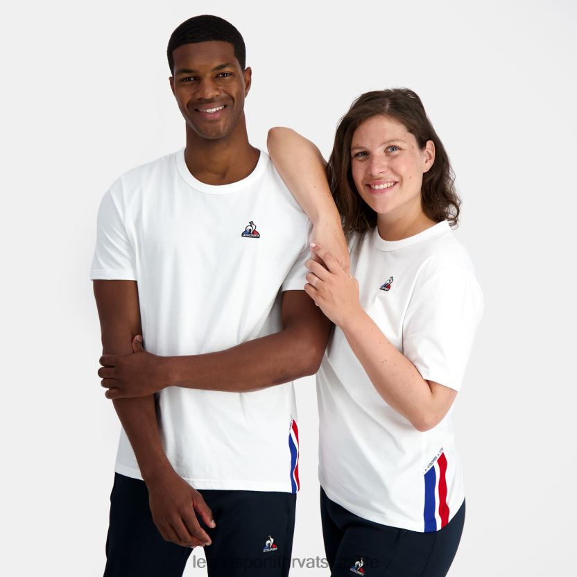 Le Coq Sportif modna majica bijela muškarci 840R4L170 odjeća