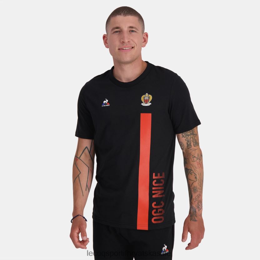 Le Coq Sportif modna majica crna muškarci 840R4L153 odjeća