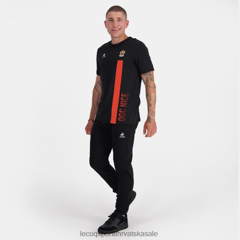 Le Coq Sportif modna majica crna muškarci 840R4L153 odjeća