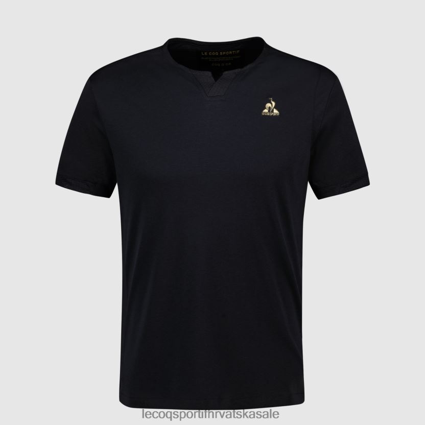 Le Coq Sportif modna majica crna muškarci 840R4L155 odjeća