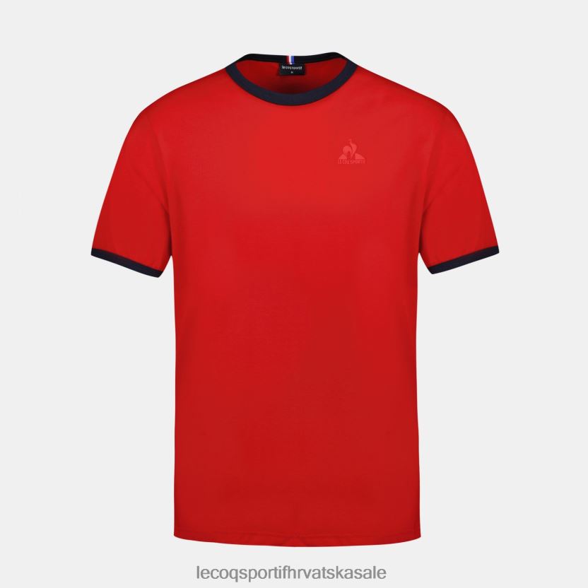 Le Coq Sportif modna majica kratkih rukava crvena muškarci 840R4L149 odjeća