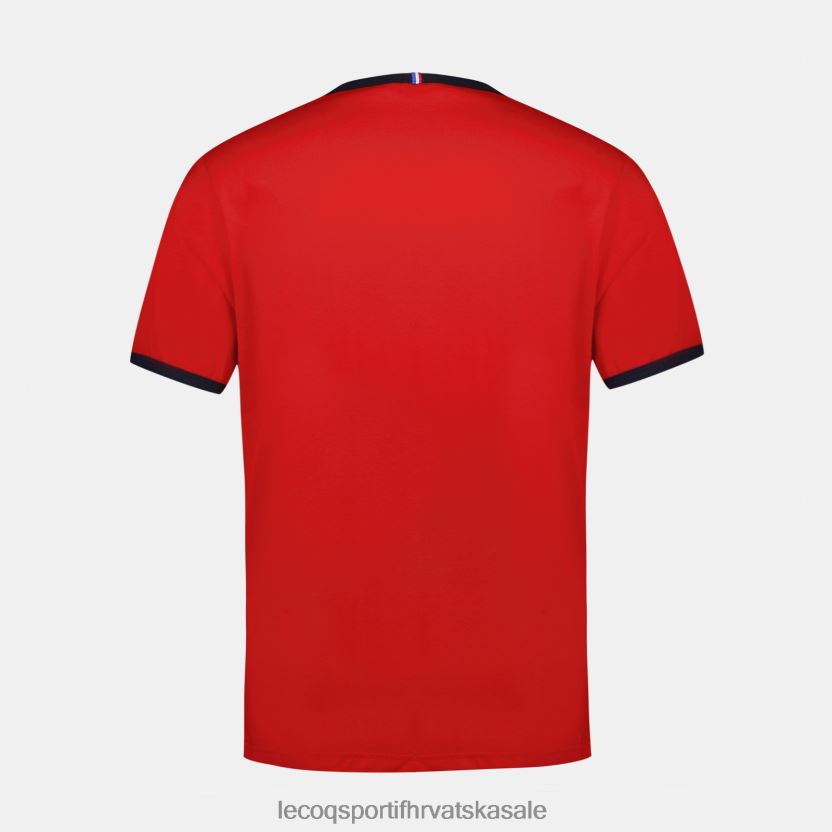 Le Coq Sportif modna majica kratkih rukava crvena muškarci 840R4L149 odjeća
