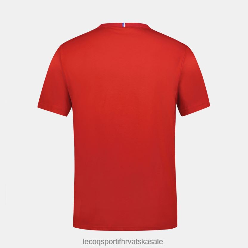Le Coq Sportif modna majica kratkih rukava crvena muškarci 840R4L150 odjeća