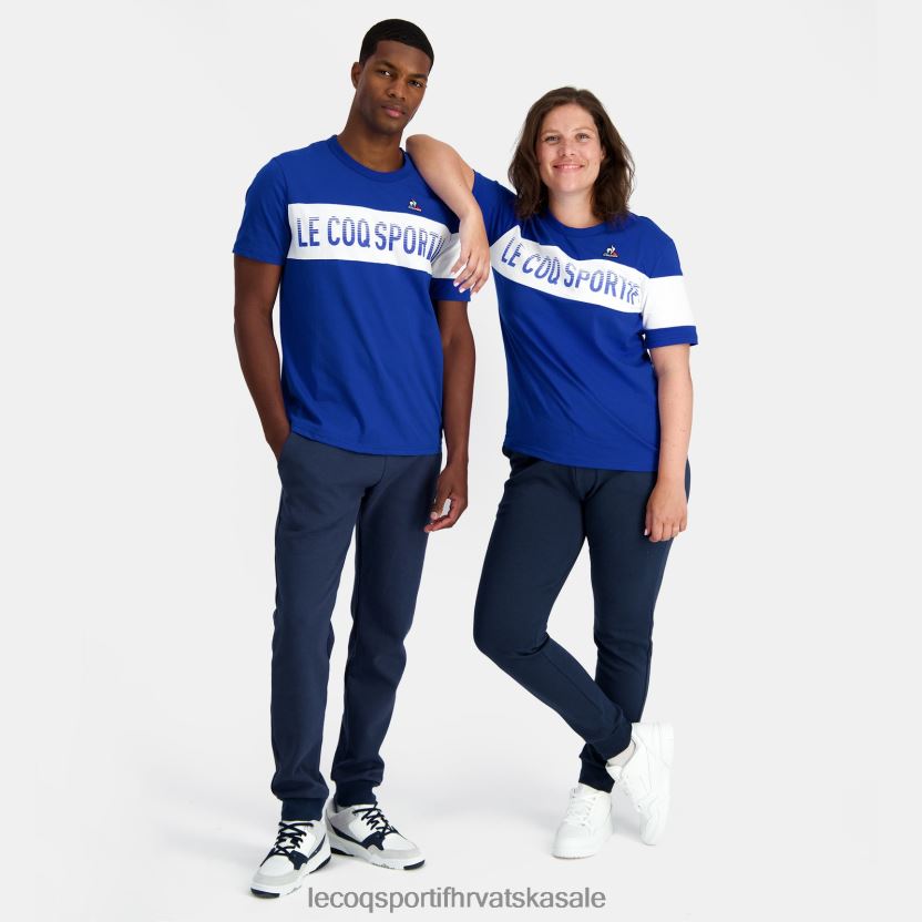 Le Coq Sportif modna majica plava muškarci 840R4L161 odjeća