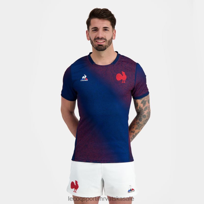 Le Coq Sportif prematch dres - xv de france plavi muškarci 840R4L173 odjeća