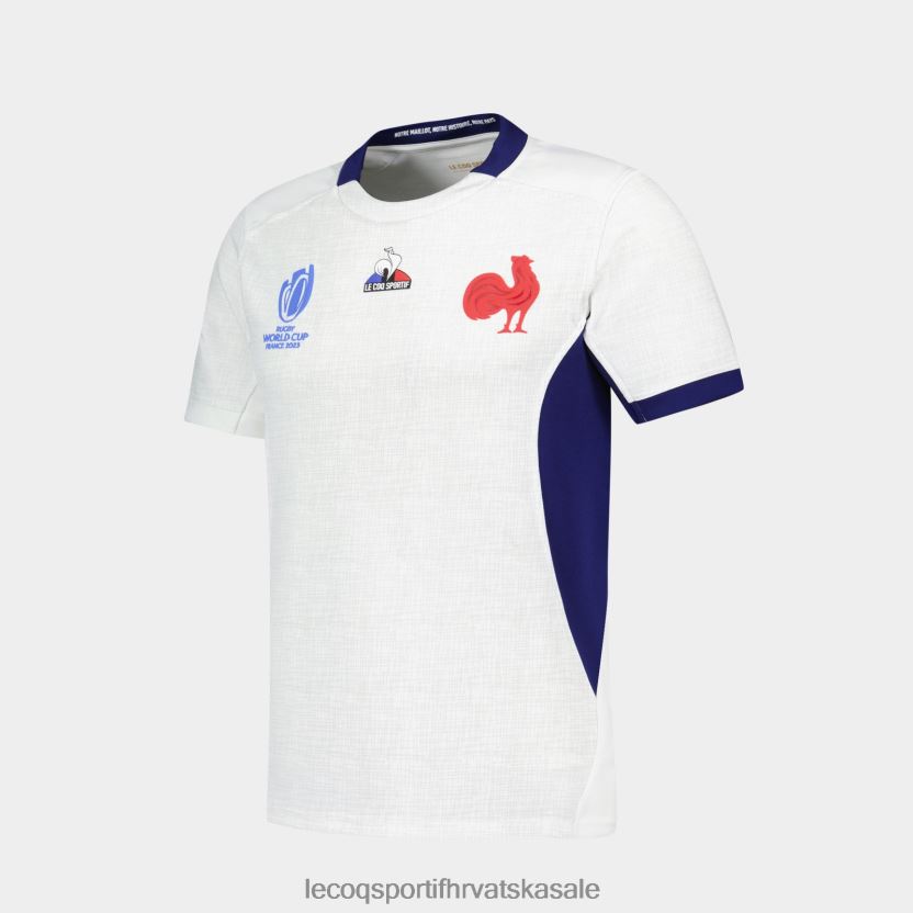 Le Coq Sportif replika dresa XV de France - Svjetsko prvenstvo u ragbiju 2023 bijeli muškarci 840R4L693 odjeća