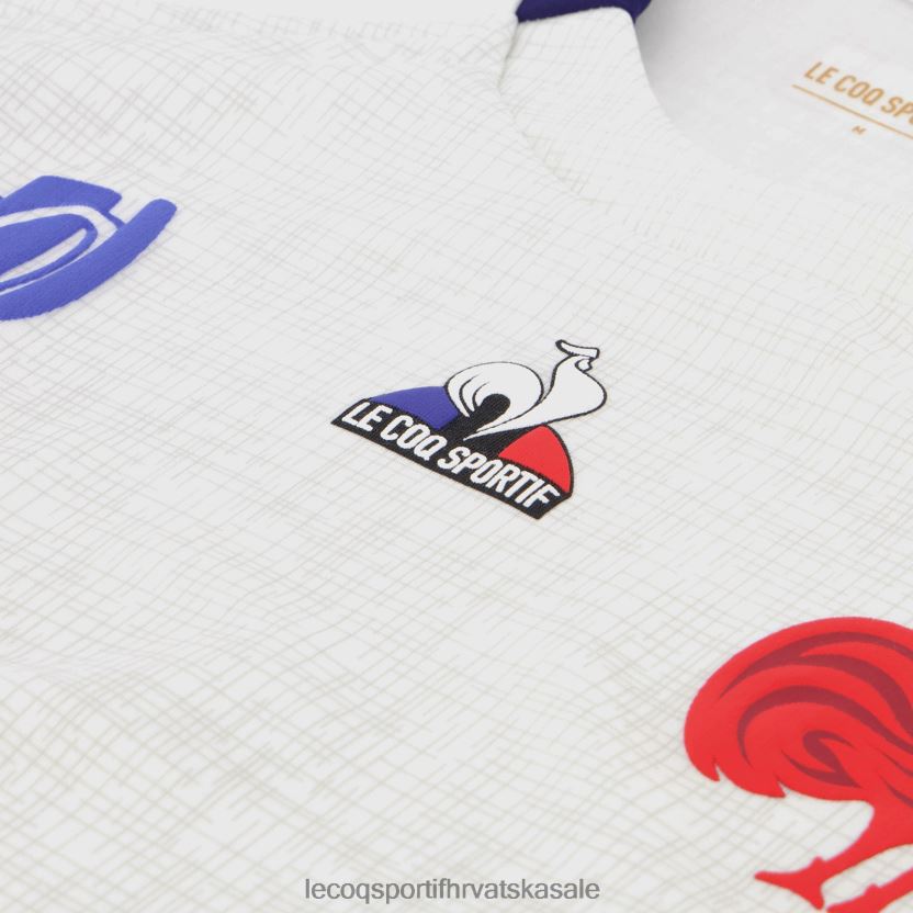 Le Coq Sportif replika dresa XV de France - Svjetsko prvenstvo u ragbiju 2023 bijeli muškarci 840R4L693 odjeća