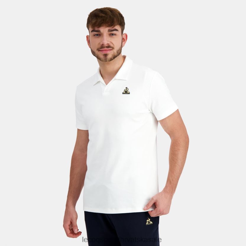 Le Coq Sportif coton polo bijela muškarci 840R4L128 odjeća