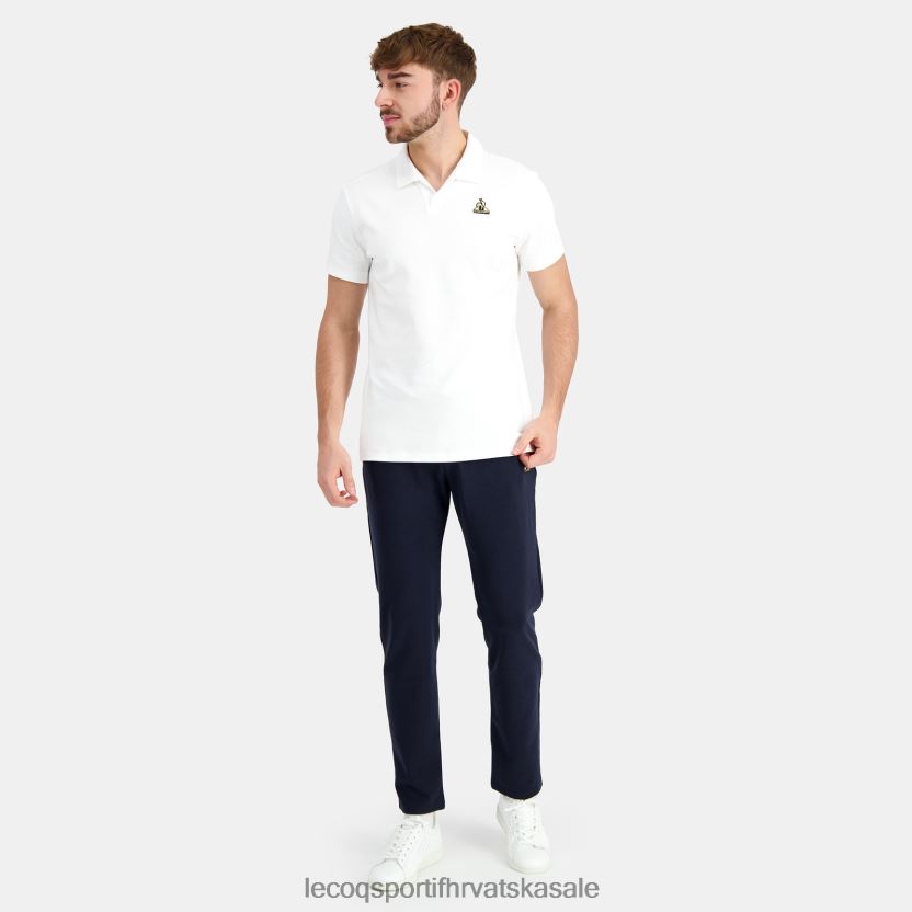 Le Coq Sportif coton polo bijela muškarci 840R4L128 odjeća