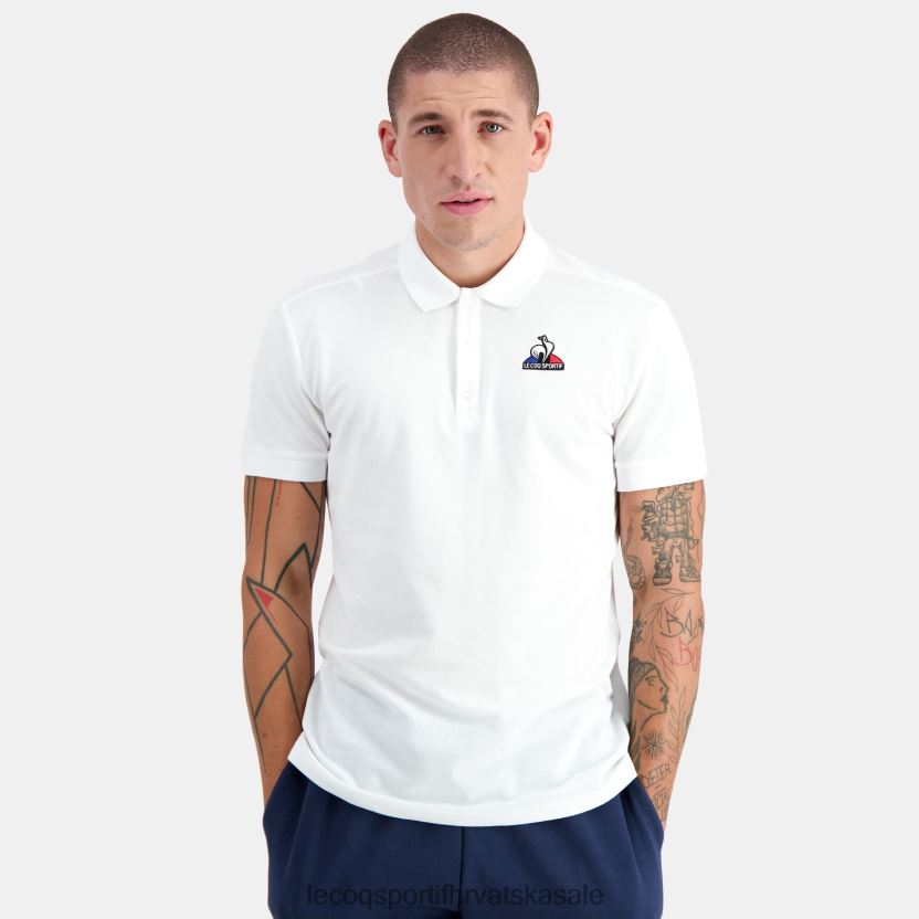 Le Coq Sportif polo bijela muškarci 840R4L124 odjeća