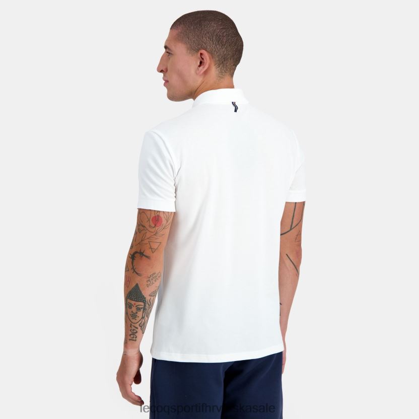Le Coq Sportif polo bijela muškarci 840R4L124 odjeća
