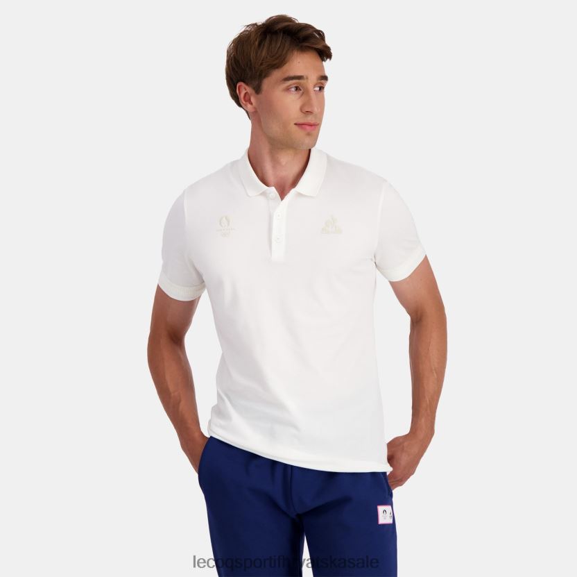 Le Coq Sportif polo bijela muškarci 840R4L130 odjeća
