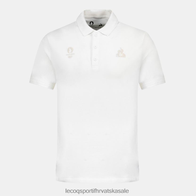 Le Coq Sportif polo bijela muškarci 840R4L130 odjeća