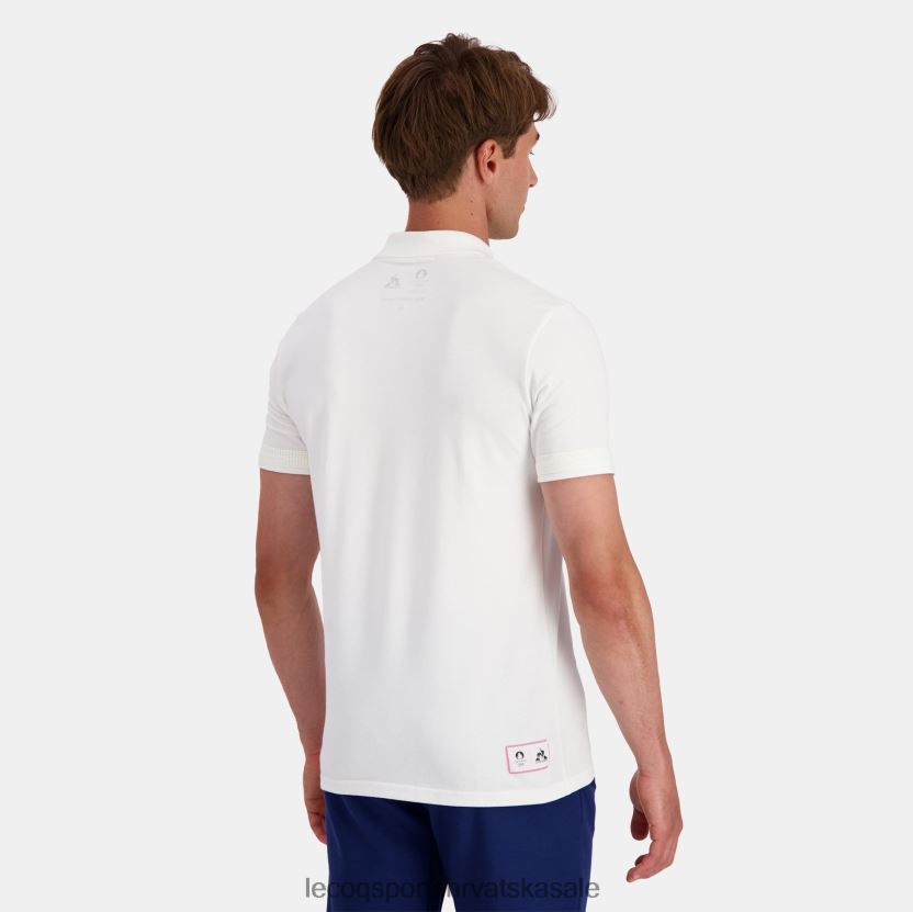 Le Coq Sportif polo bijela muškarci 840R4L130 odjeća