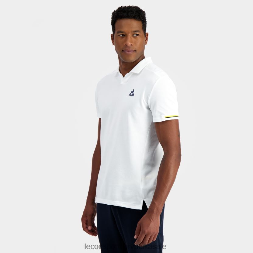 Le Coq Sportif polo bijela muškarci 840R4L134 odjeća