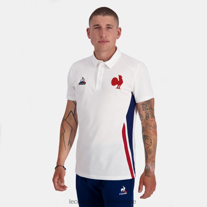 Le Coq Sportif polo bijela muškarci 840R4L137 odjeća