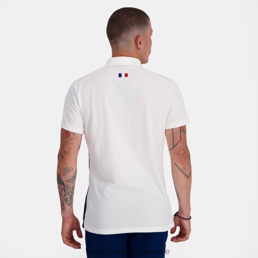 Le Coq Sportif polo bijela muškarci 840R4L137 odjeća