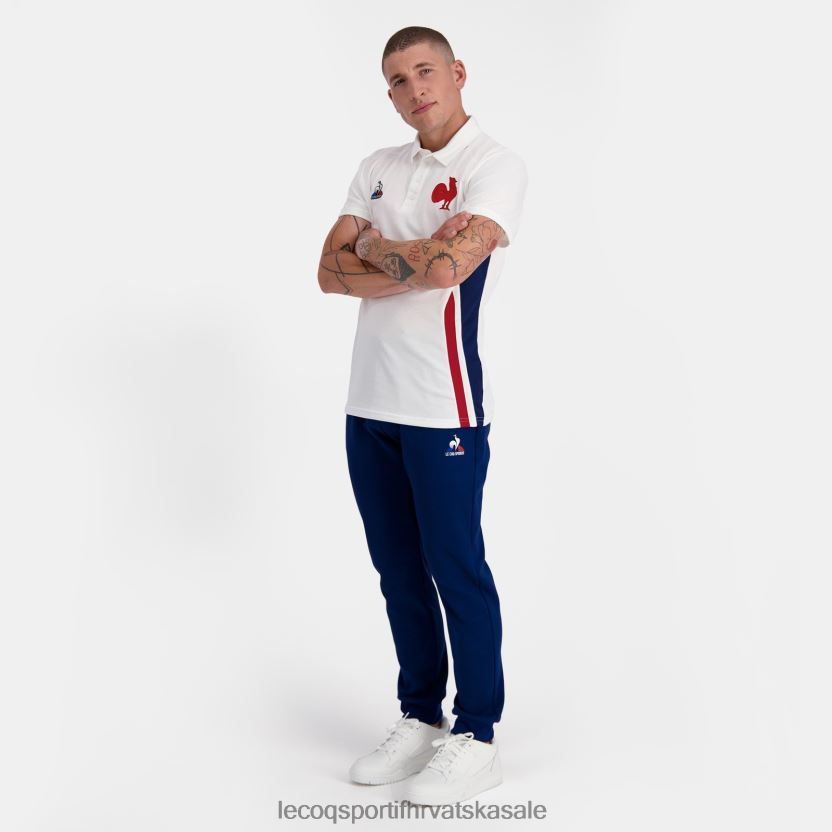 Le Coq Sportif polo bijela muškarci 840R4L137 odjeća