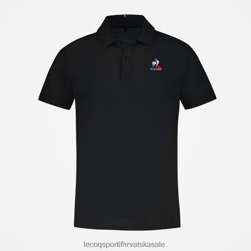 Le Coq Sportif polo crna muškarci 840R4L127 odjeća