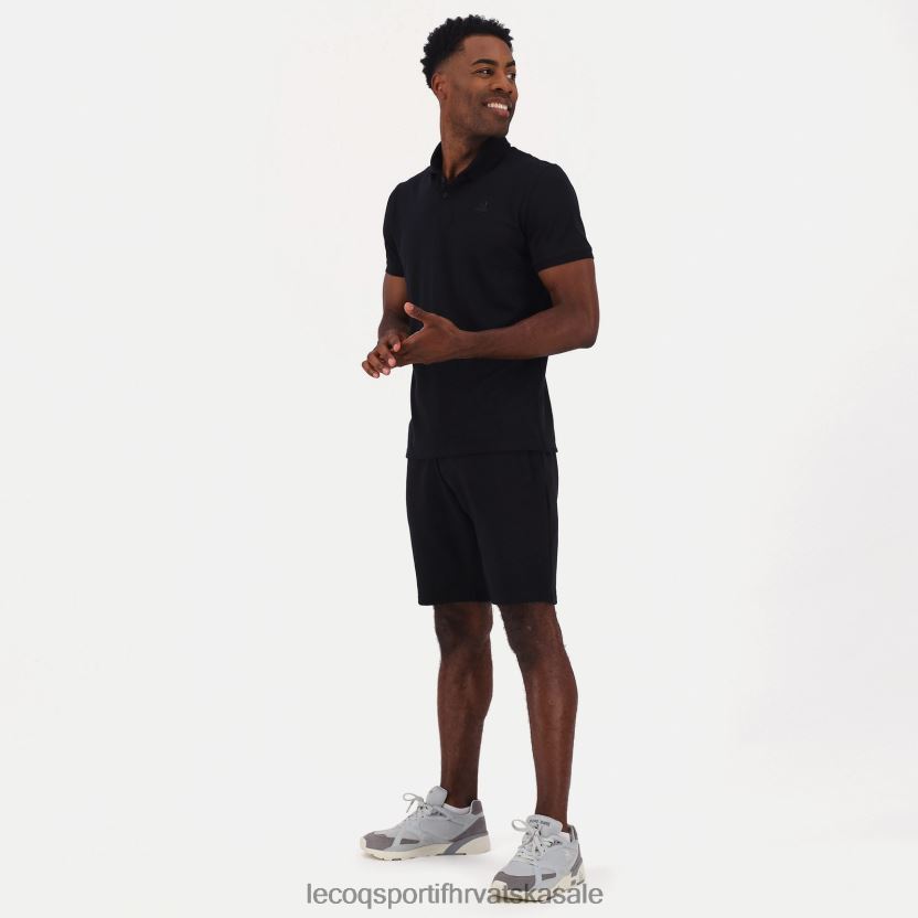 Le Coq Sportif polo crna muškarci 840R4L129 odjeća