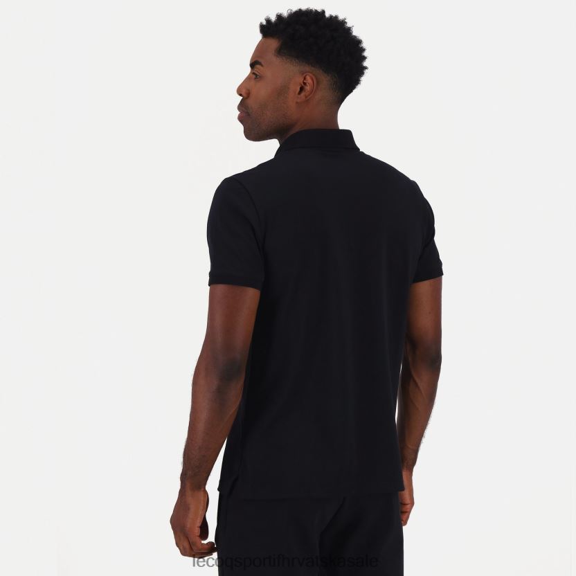 Le Coq Sportif polo crna muškarci 840R4L129 odjeća