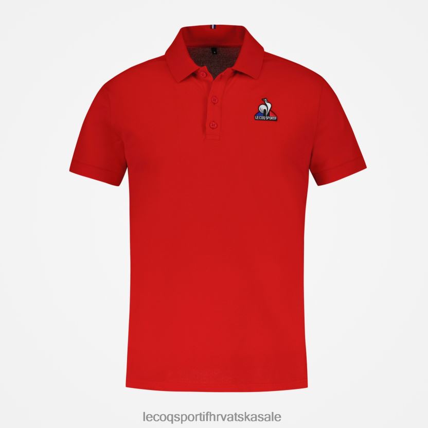 Le Coq Sportif polo crvena muškarci 840R4L126 odjeća