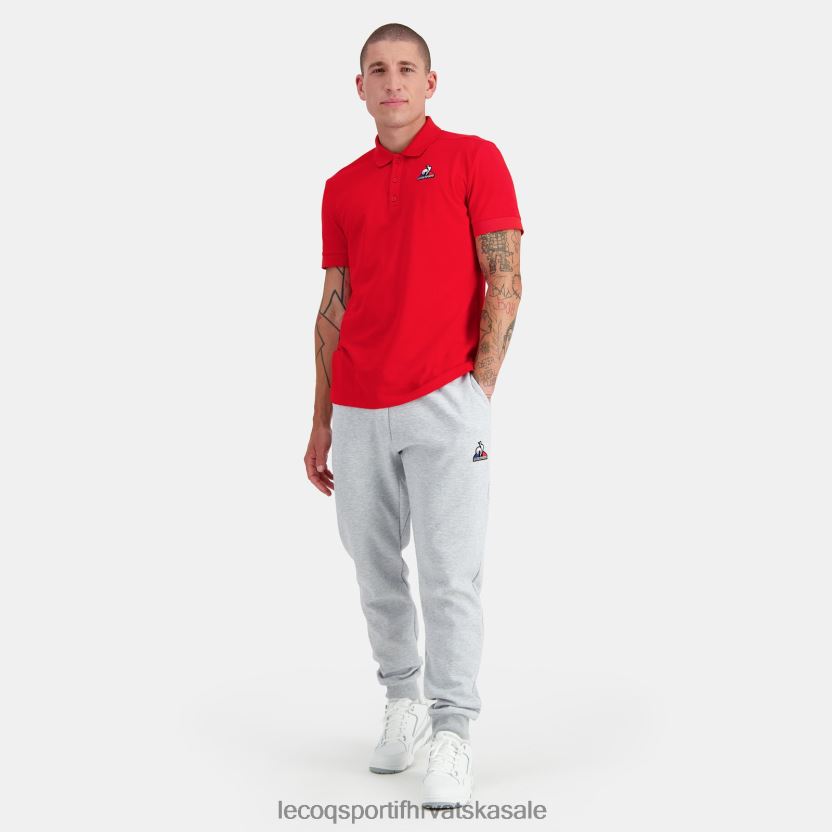Le Coq Sportif polo crvena muškarci 840R4L126 odjeća
