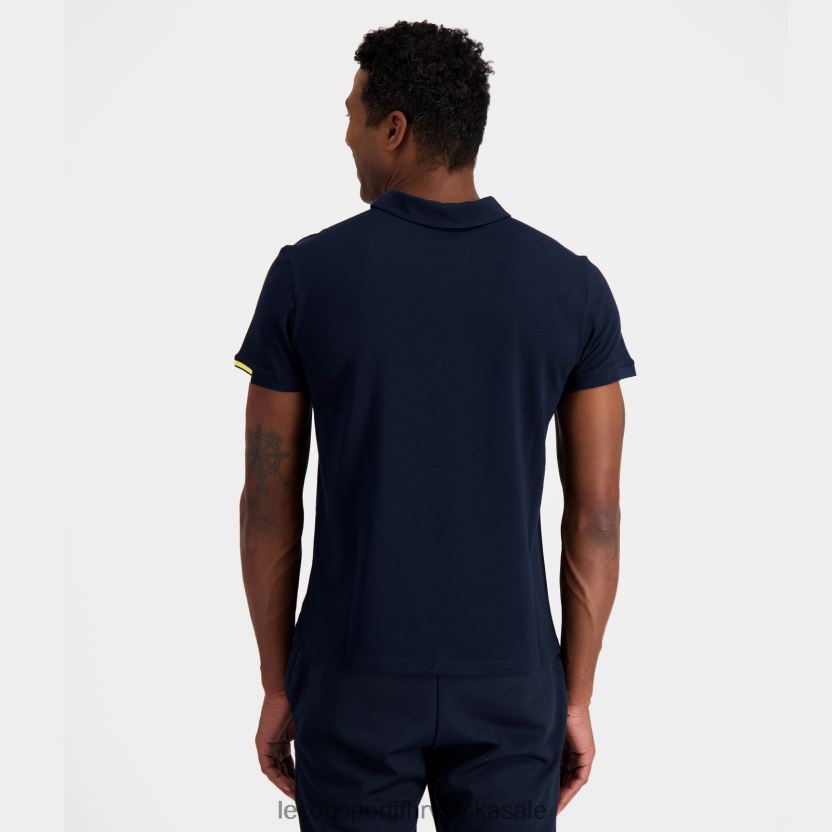Le Coq Sportif polo plava muškarci 840R4L133 odjeća