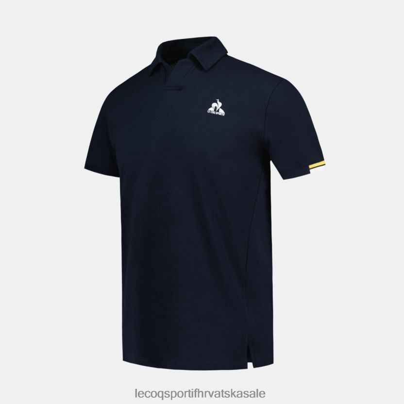 Le Coq Sportif polo plava muškarci 840R4L133 odjeća