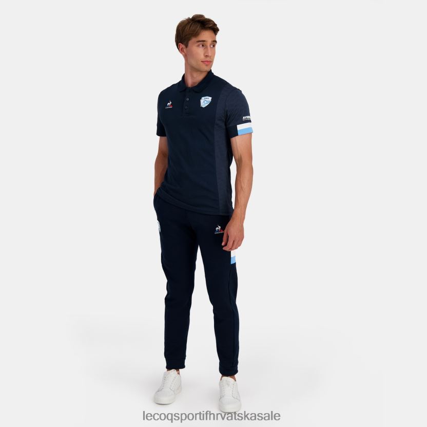 Le Coq Sportif polo plava muškarci 840R4L135 odjeća