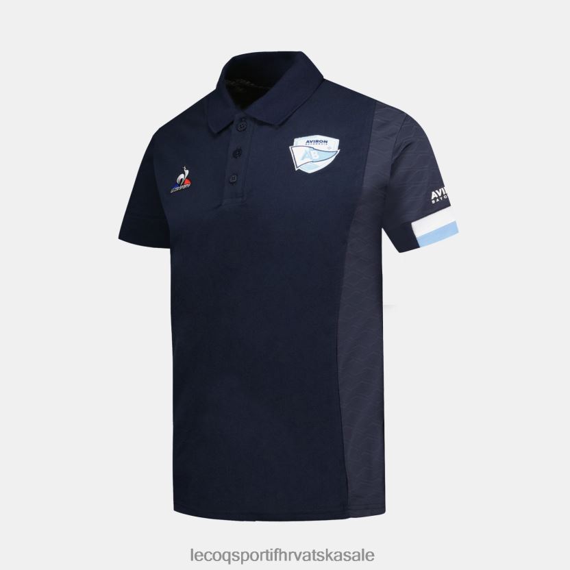 Le Coq Sportif polo plava muškarci 840R4L135 odjeća