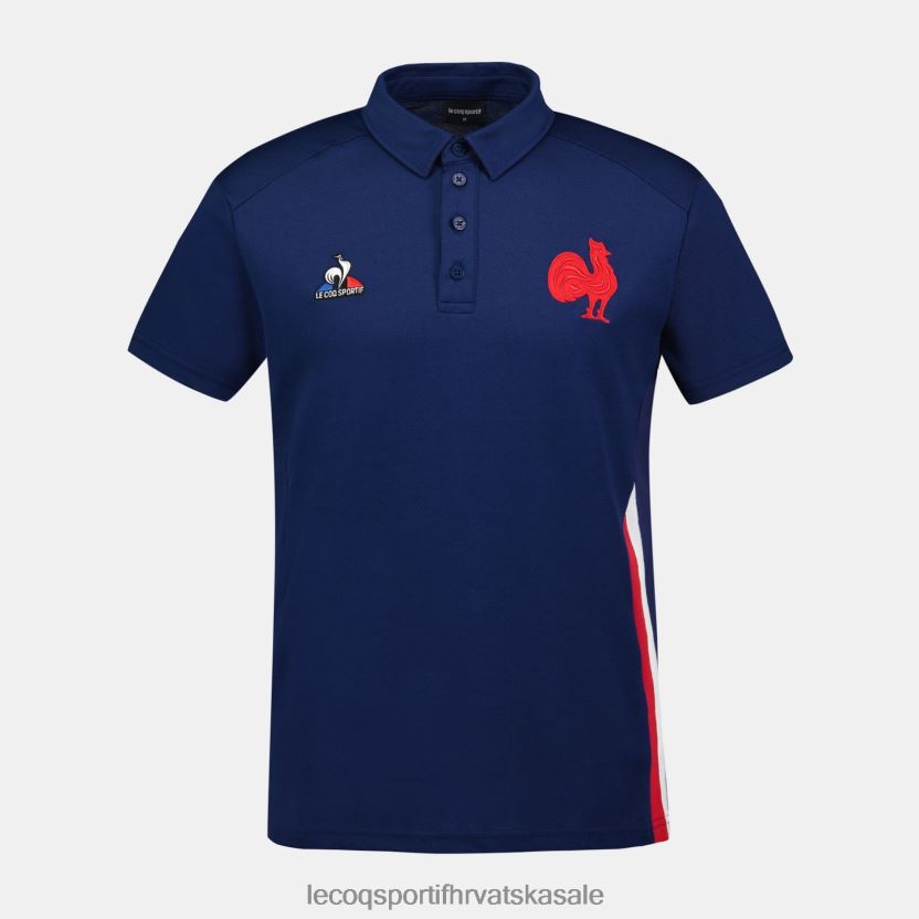 Le Coq Sportif polo plava muškarci 840R4L138 odjeća